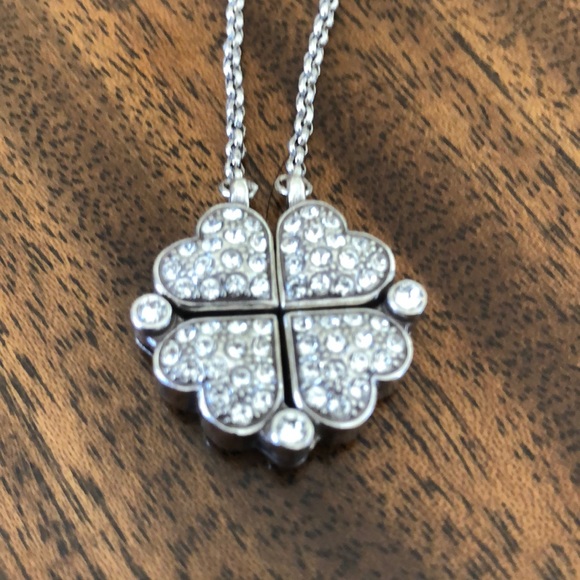 BRIGHTON Convertible and reversible Cloverheart Love necklace - Picture 7 of 16